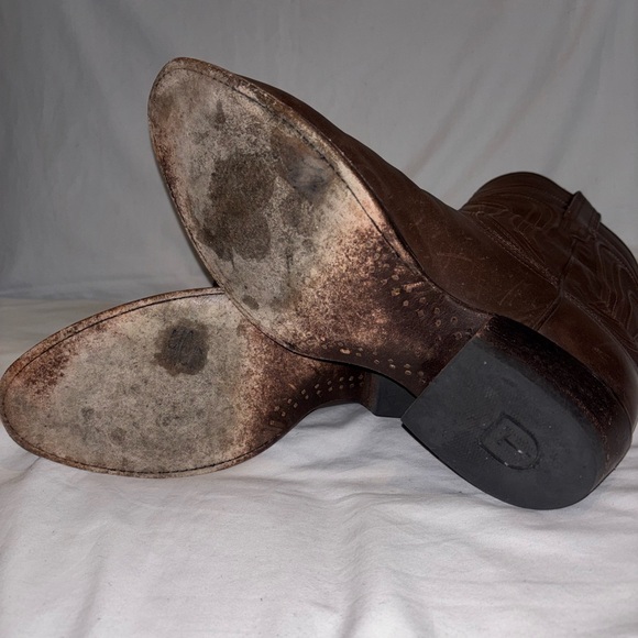 Tecovas "The Cartwright" Men's Cowboy Boots - Brown Leather Sz 9D - Picture 9 of 9